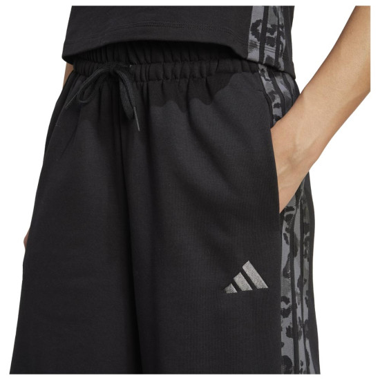 Adidas Γυναικείο παντελόνι φόρμας Animal Print 3-Stripes French Terry Pants